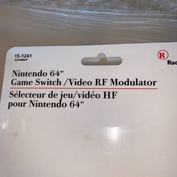 Radio Shack Nintendo 64 Game Switch Audio Video RF Modulator 15-1241 Accesory - Picture 5 of 8